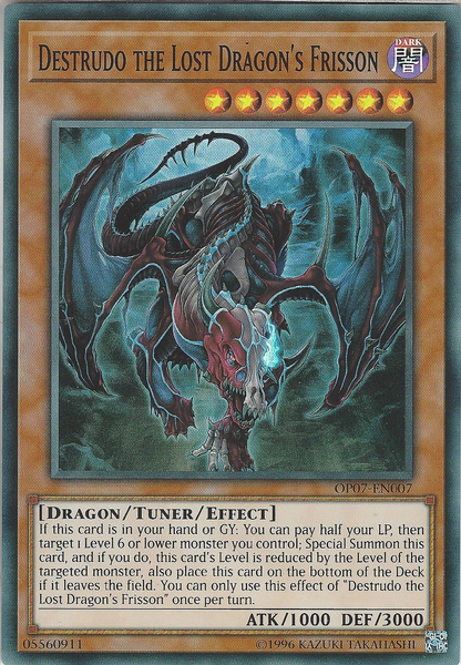 Destrudo the Lost Dragon's Frisson [OP07-EN007] Super Rare - Duel Kingdom