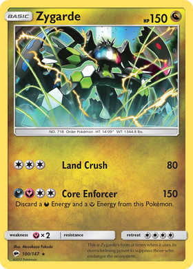 Zygarde (100/147) [Sun & Moon: Burning Shadows] - Duel Kingdom