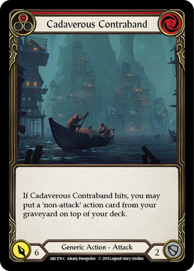 Cadaverous Contraband (Red) [ARC179-C] 1st Edition Normal - Duel Kingdom