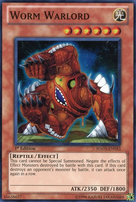 Worm Warlord [HA03-EN053] Super Rare - Duel Kingdom