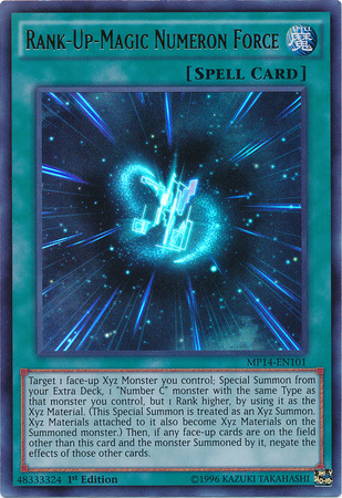 Rank-Up-Magic Numeron Force [MP14-EN101] Ultra Rare - Duel Kingdom