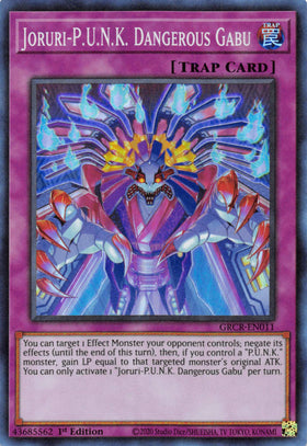 Joruri-P.U.N.K. Dangerous Gabu [GRCR-EN011] Super Rare - Duel Kingdom