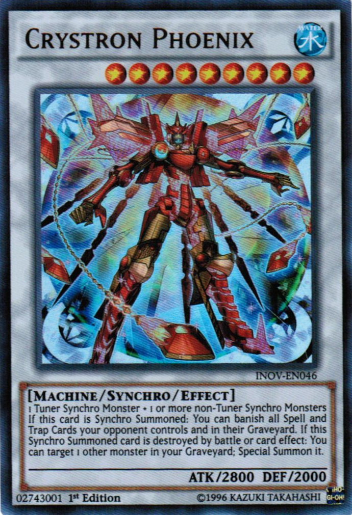 Crystron Phoenix [INOV-EN046] Ultra Rare - Duel Kingdom