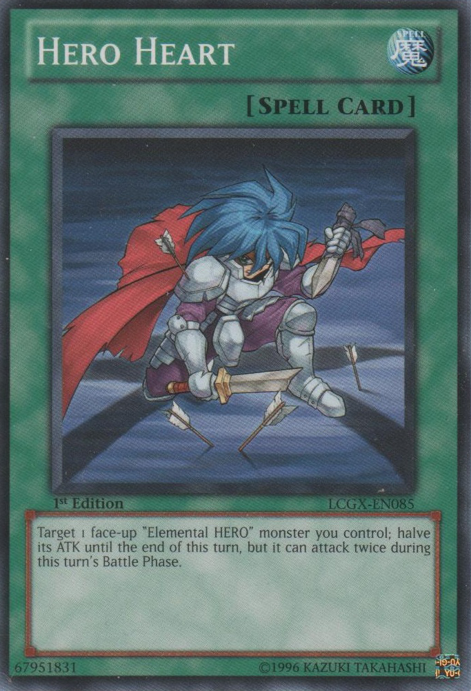 Hero Heart [LCGX-EN085] Common - Duel Kingdom
