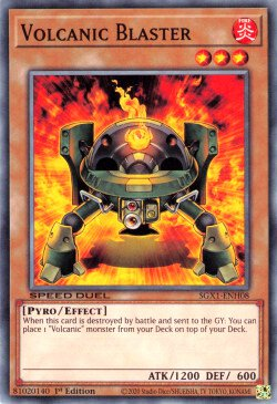 Volcanic Blaster [SGX1-ENH08] Common - Duel Kingdom