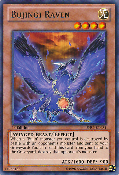 Bujingi Raven [SHSP-EN081] Rare - Duel Kingdom