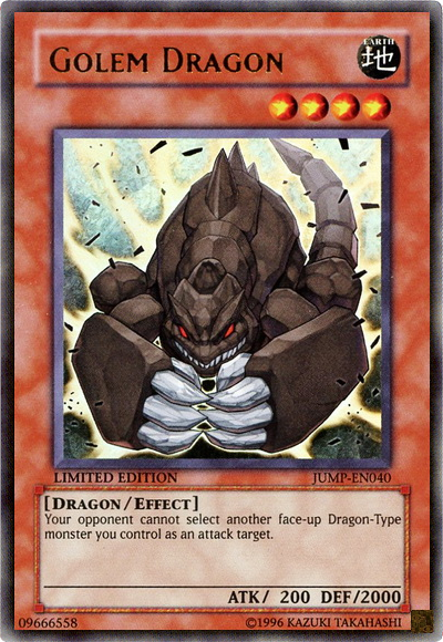 Golem Dragon [JUMP-EN040] Ultra Rare - Duel Kingdom