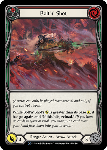 Bolt'n' Shot (Red) [U-ELE216] Unlimited Normal - Duel Kingdom