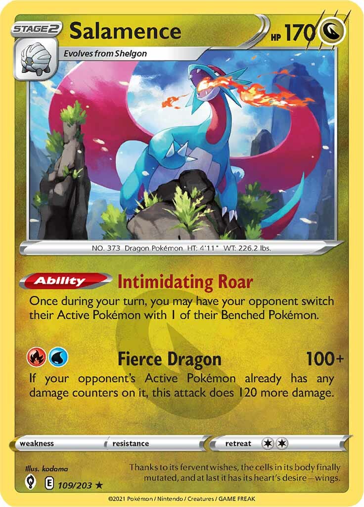 Salamence (109/203) [Sword & Shield: Evolving Skies] - Duel Kingdom