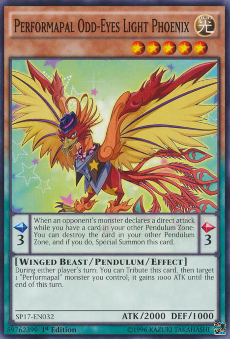 Performapal Odd-Eyes Light Phoenix [SP17-EN032] Common - Duel Kingdom