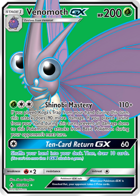 Venomoth GX (193/214) [Sun & Moon: Unbroken Bonds] - Duel Kingdom