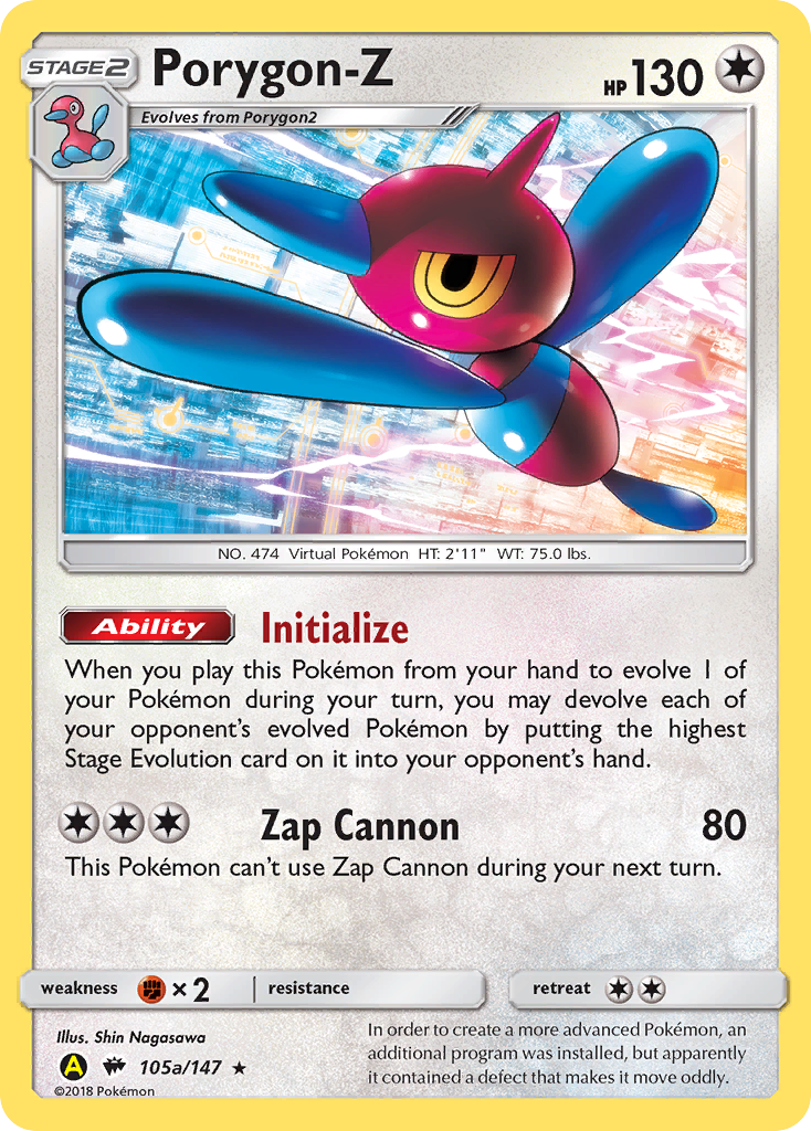 Porygon-Z (105a/147) [Sun & Moon: Burning Shadows] - Duel Kingdom