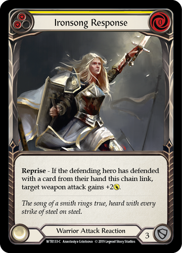 Ironsong Response (Yellow) [WTR133-C] Alpha Print Normal - Duel Kingdom