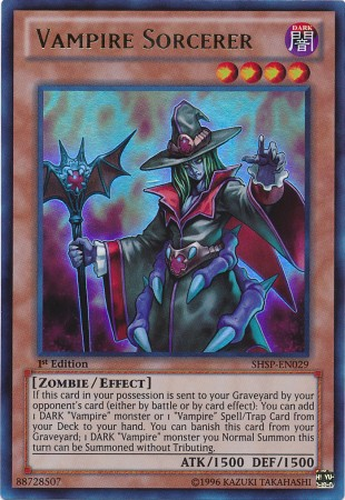 Vampire Sorcerer [SHSP-EN029] Ultra Rare - Duel Kingdom