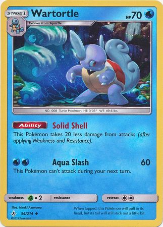 Wartortle (34/214) (Premium Collection Promo) [Sun & Moon: Unbroken Bonds] - Duel Kingdom