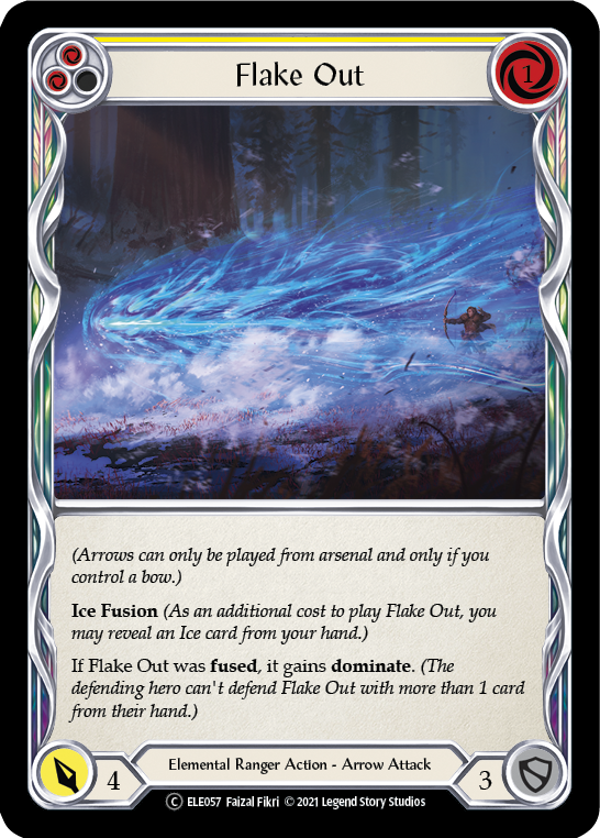 Flake Out (Yellow) [U-ELE057] Unlimited Normal - Duel Kingdom