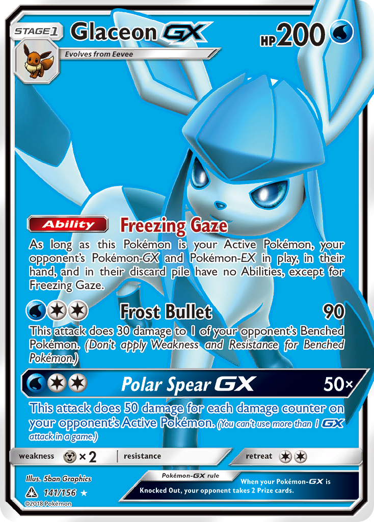 Glaceon GX (141/156) [Sun & Moon: Ultra Prism] - Duel Kingdom