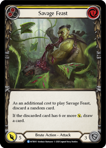 Savage Feast (Yellow) [WTR015] Unlimited Normal - Duel Kingdom