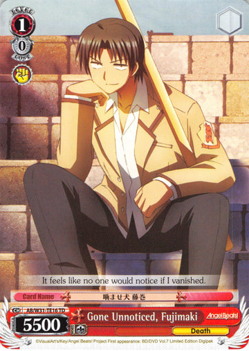 Gone Unnoticed, Fujimaki (AB/W31-TE16 TD) [Angel Beats! Re:Edit]