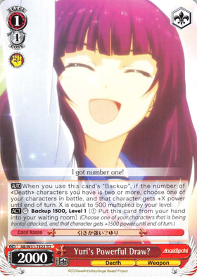 Yuri's Powerful Draw? (AB/W31-TE23 TD) [Angel Beats! Re:Edit]