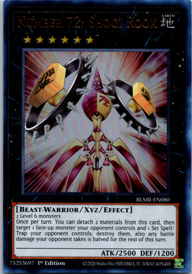 Number 72: Shogi Rook [BLMR-EN080] Ultra Rare