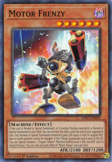 Motor Frenzy [DIFO-EN092] Super Rare