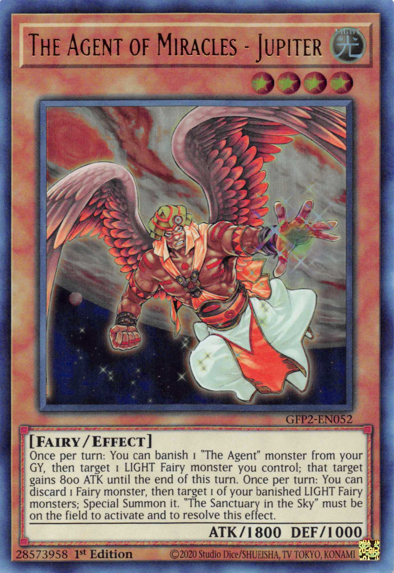 The Agent of Miracles - Jupiter [GFP2-EN052] Ultra Rare - Duel Kingdom