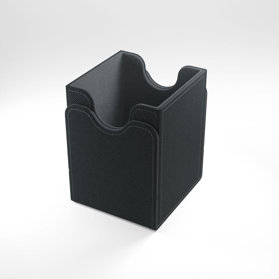 Squire Convertible Black Deck Box (100ct) - Duel Kingdom