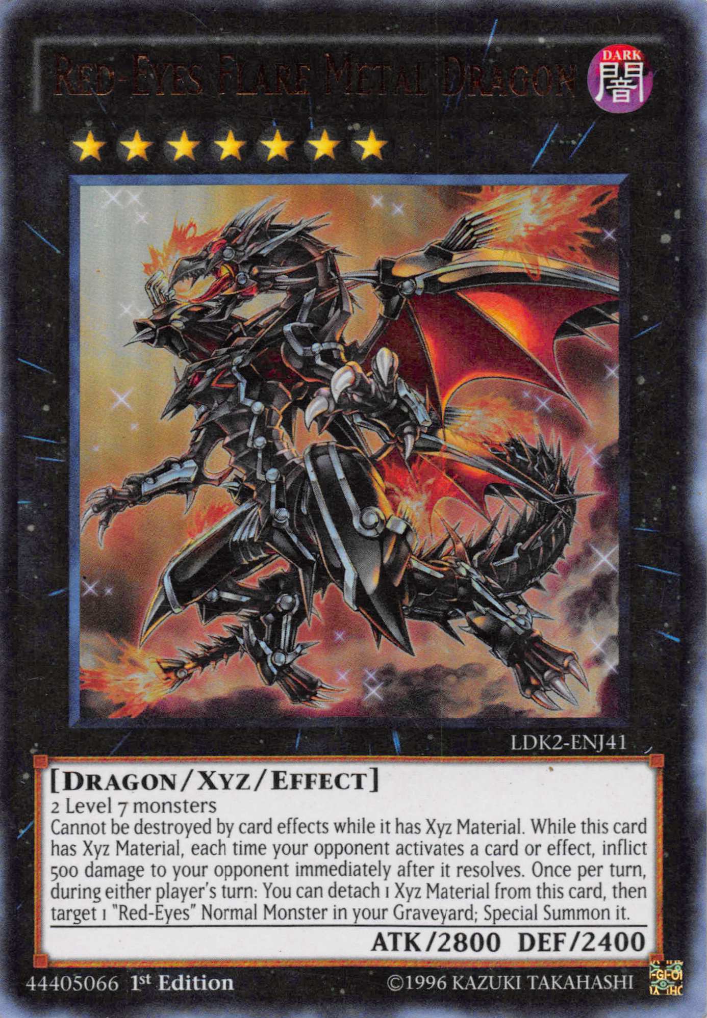 Red-Eyes Flare Metal Dragon [LDK2-ENJ41] Ultra Rare