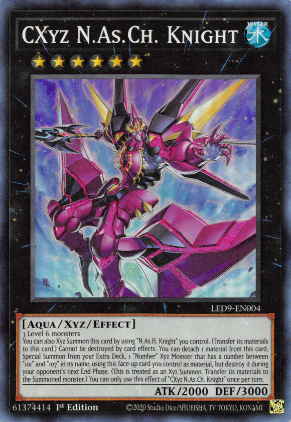 CXyz N.As.Ch. Knight [LED9-EN004] Super Rare
