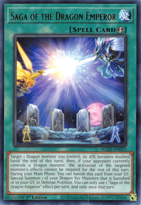 Saga of the Dragon Emperor [MAZE-EN023] Rare