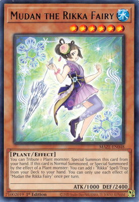 Mudan the Rikka Fairy [MAZE-EN048] Rare