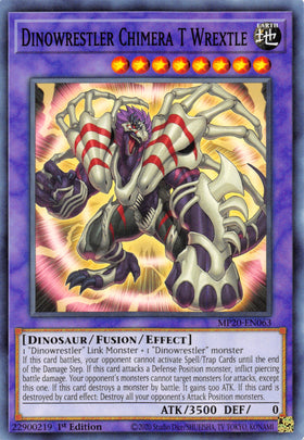 Dinowrestler Chimera T Wrextle [MP20-EN063] Common