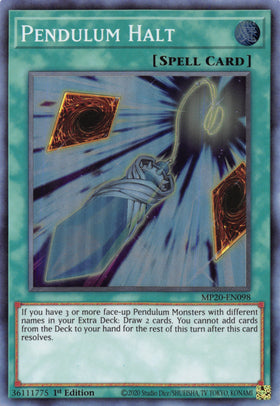 Pendulum Halt [MP20-EN098] Super Rare