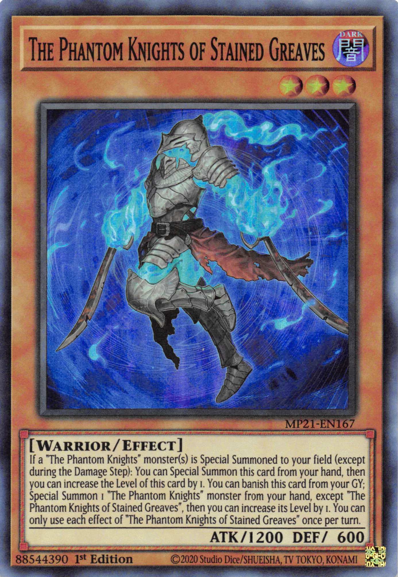 The Phantom Knights of Stained Greaves [MP21-EN167] Super Rare