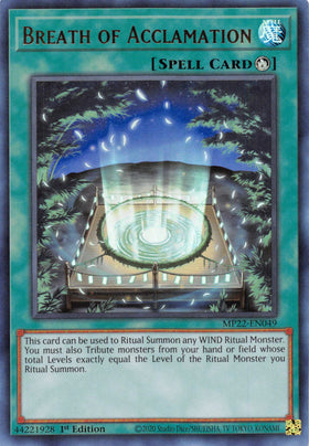 Breath of Acclamation [MP22-EN049] Ultra Rare