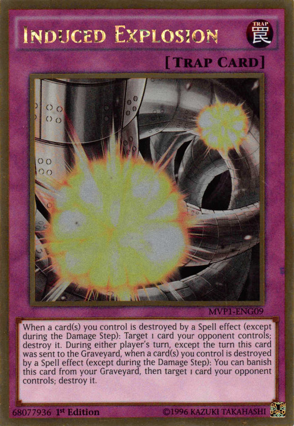 Induced Explosion [MVP1-ENG09] Gold Rare