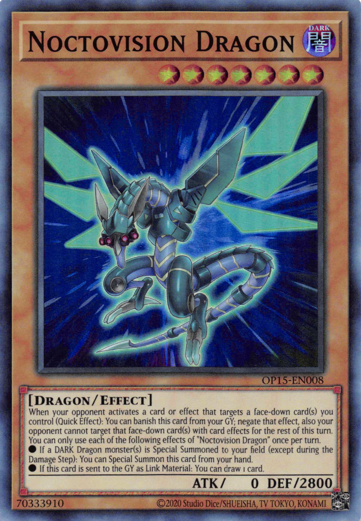 Noctovision Dragon [OP15-EN008] Super Rare