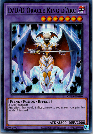 D/D/D Oracle King d'Arc [OP19-EN010] Super Rare