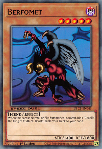 Berfomet [SBCB-EN043] Common - Duel Kingdom