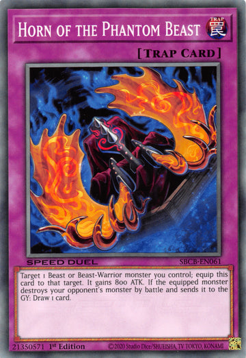 Horn of the Phantom Beast [SBCB-EN061] Common - Duel Kingdom
