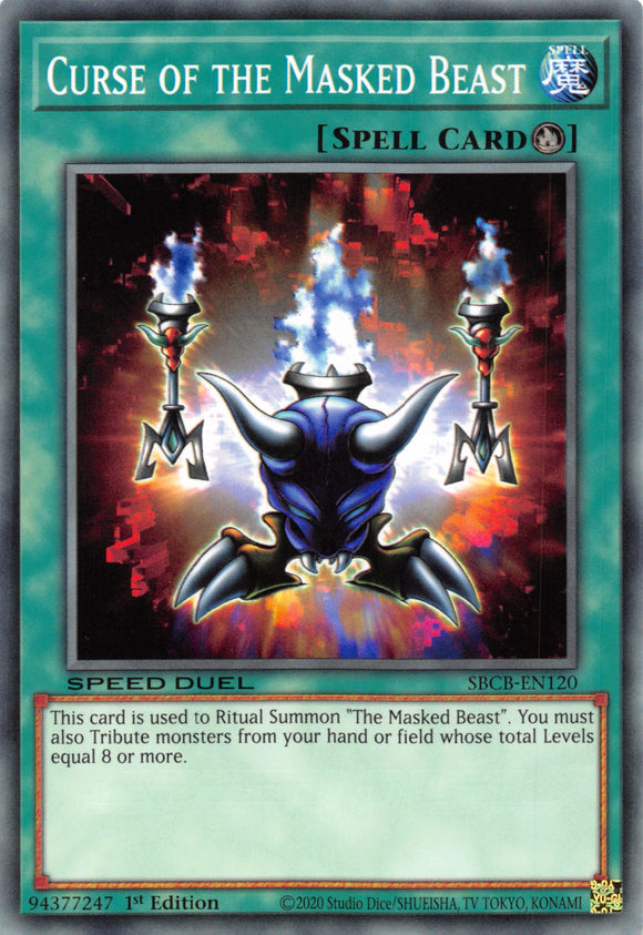 Curse of the Masked Beast [SBCB-EN120] Common - Duel Kingdom