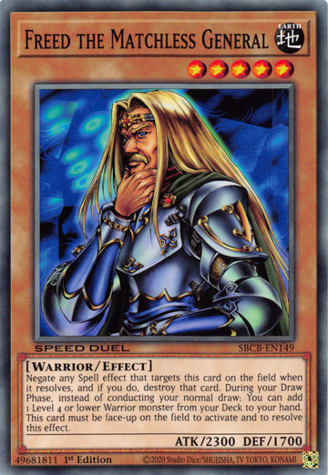 Freed the Matchless General [SBCB-EN149] Common - Duel Kingdom