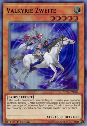 Valkyrie Zweite [SHVA-EN002] Super Rare