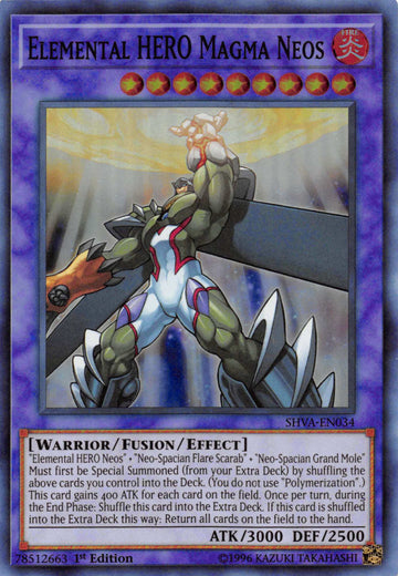 Elemental HERO Magma Neos [SHVA-EN034] Super Rare