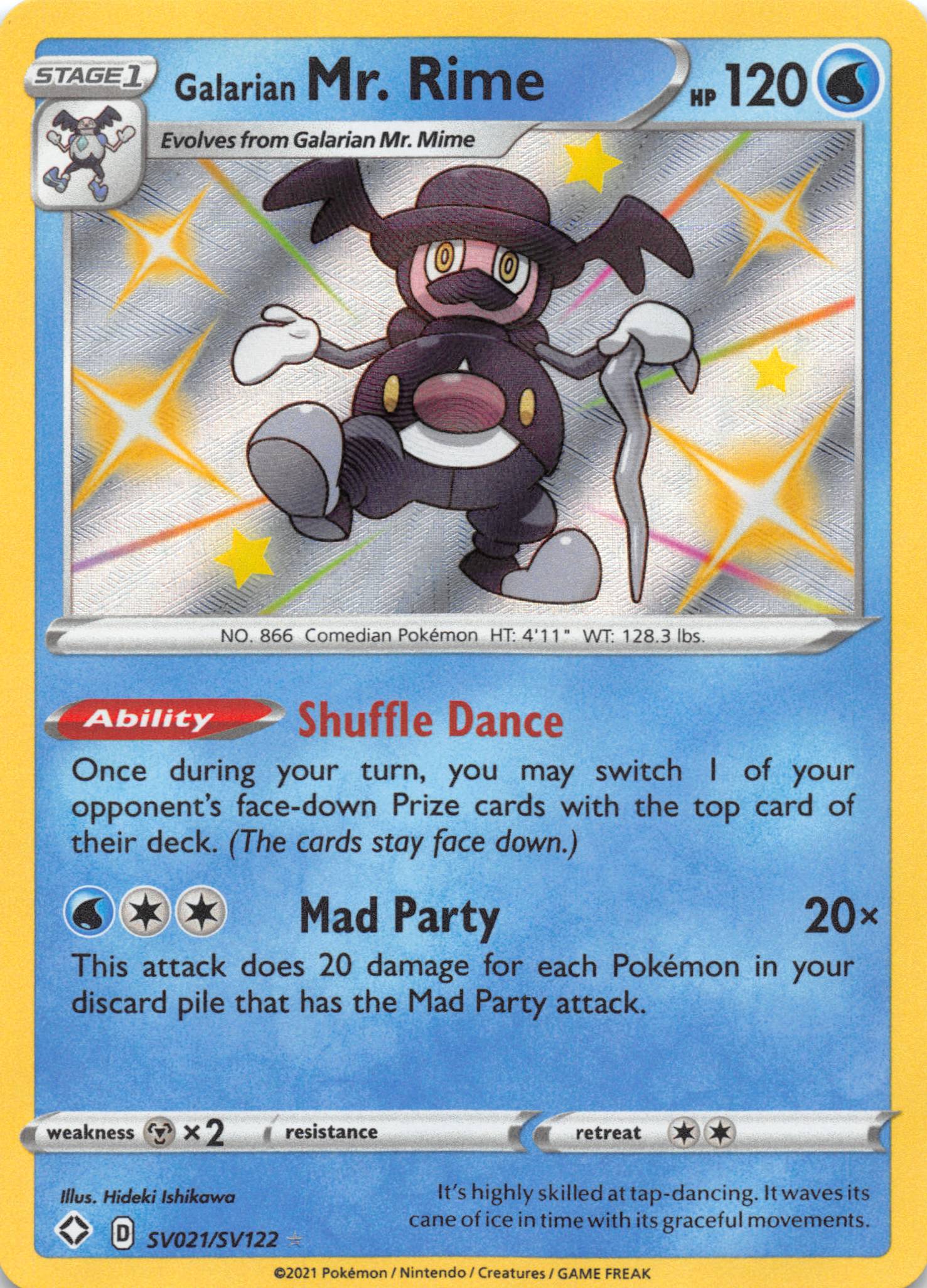 Galarian Mr. Rime [SV021/SV122] [Shining Fates: Shiny Vault] - Duel Kingdom