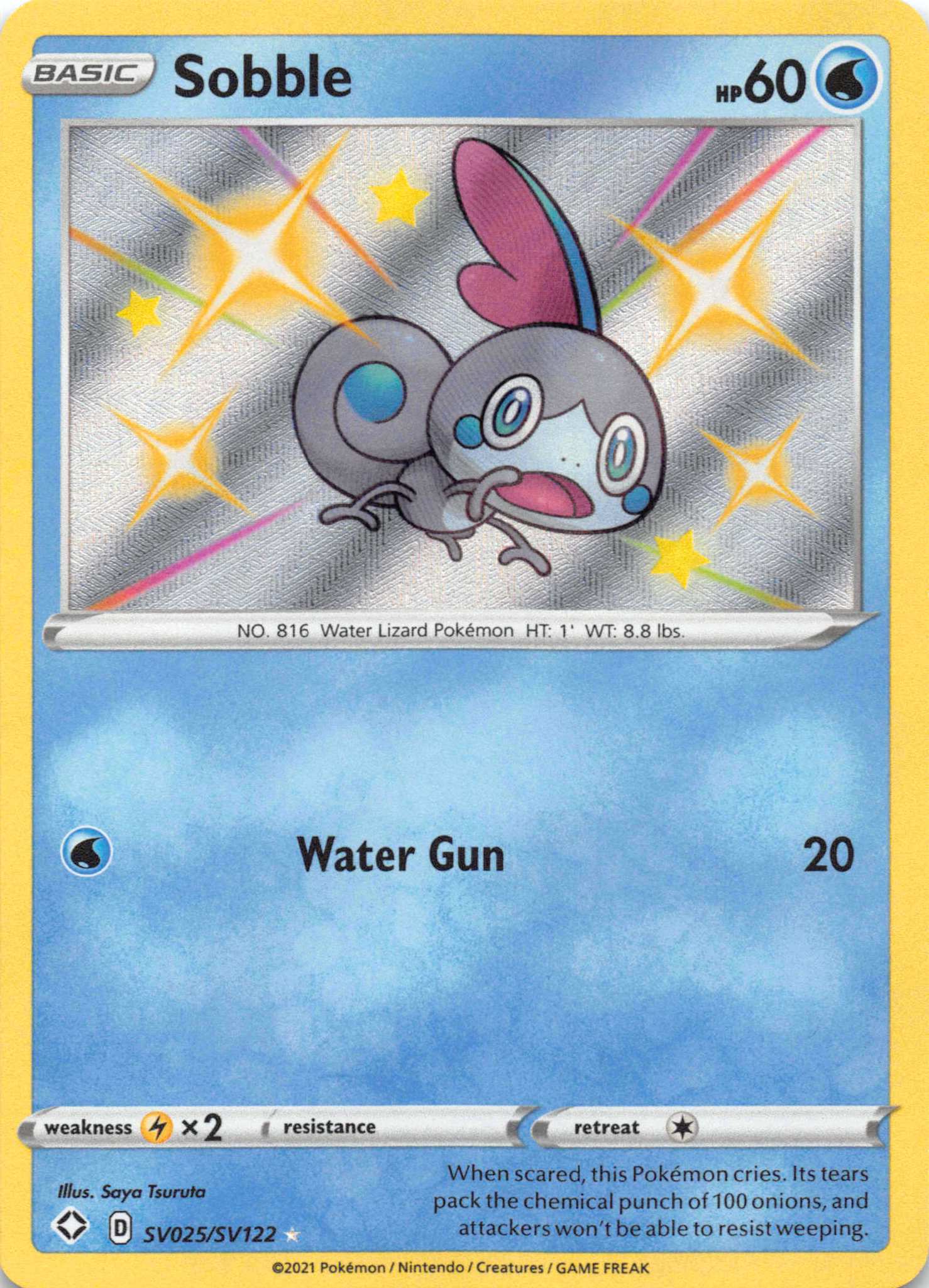 Sobble (SV025/SV122) [Sword & Shield: Shining Fates]