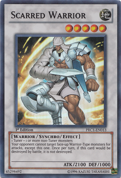 Scarred Warrior [PRC1-EN013] Super Rare - Duel Kingdom