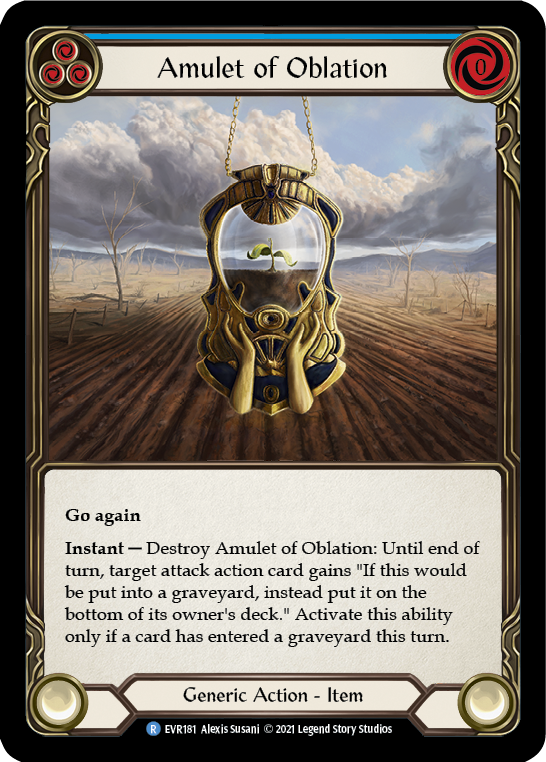 Amulet of Oblation [EVR181] 1st Edition Normal - Duel Kingdom