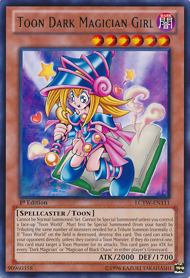 Toon Dark Magician Girl [LCYW-EN111] Rare - Duel Kingdom